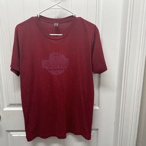 American Apparel Krispy Kreme T Shirt Red Medium